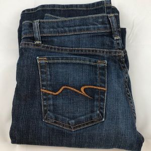 David Kahn dark blue jeans